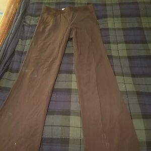 Roberto Cavalli Dark Brown Satin Pants